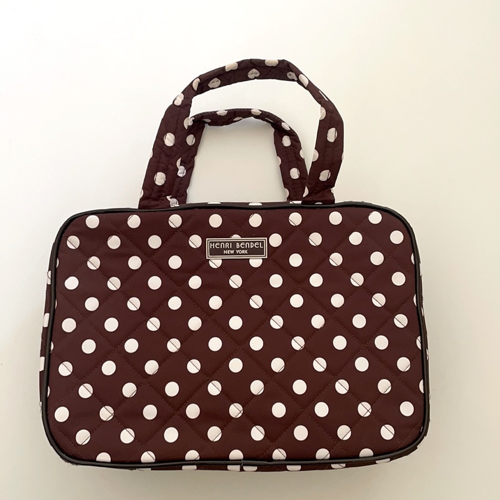 Henri Bendel Quilted Hanging Weekender Bag